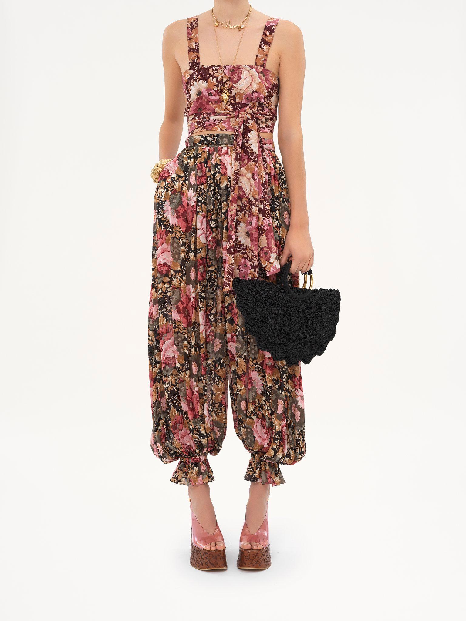 Small Bracelet Paravent tote bag in crochet Product Image