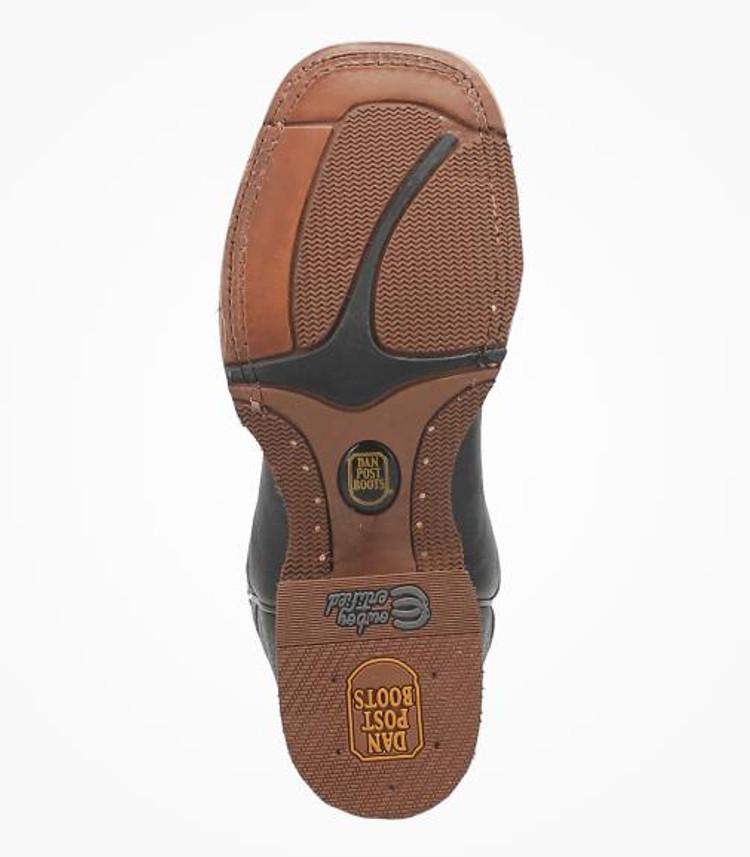 SALE Dan Post® Men's Black Milo 11" Square Toe Boots Product Image