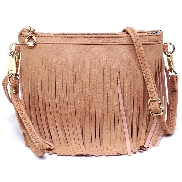 Western Fringe Clutch Cross Body Bag Product Image