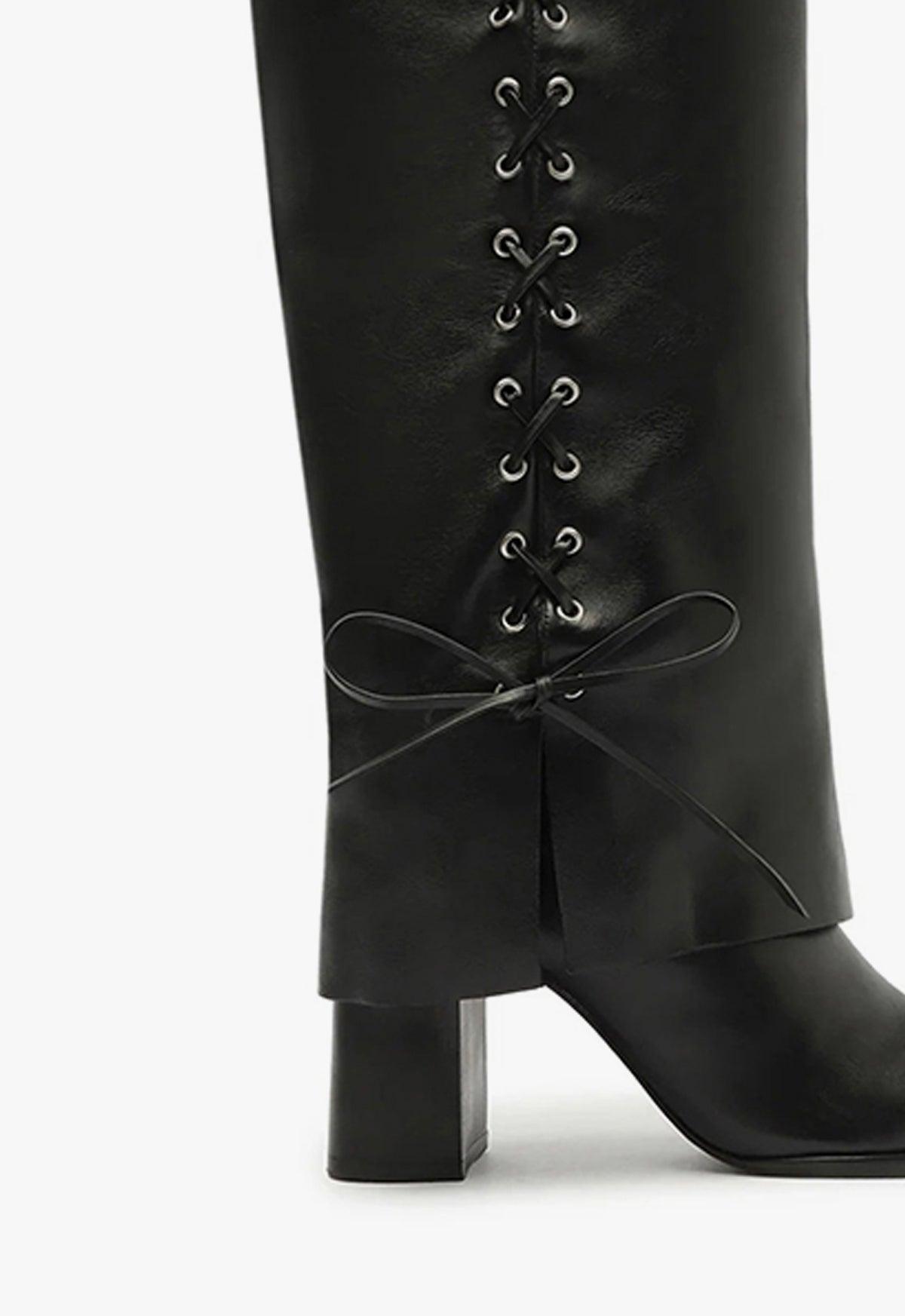 Raffaela Cloak Eyelets Boot Product Image
