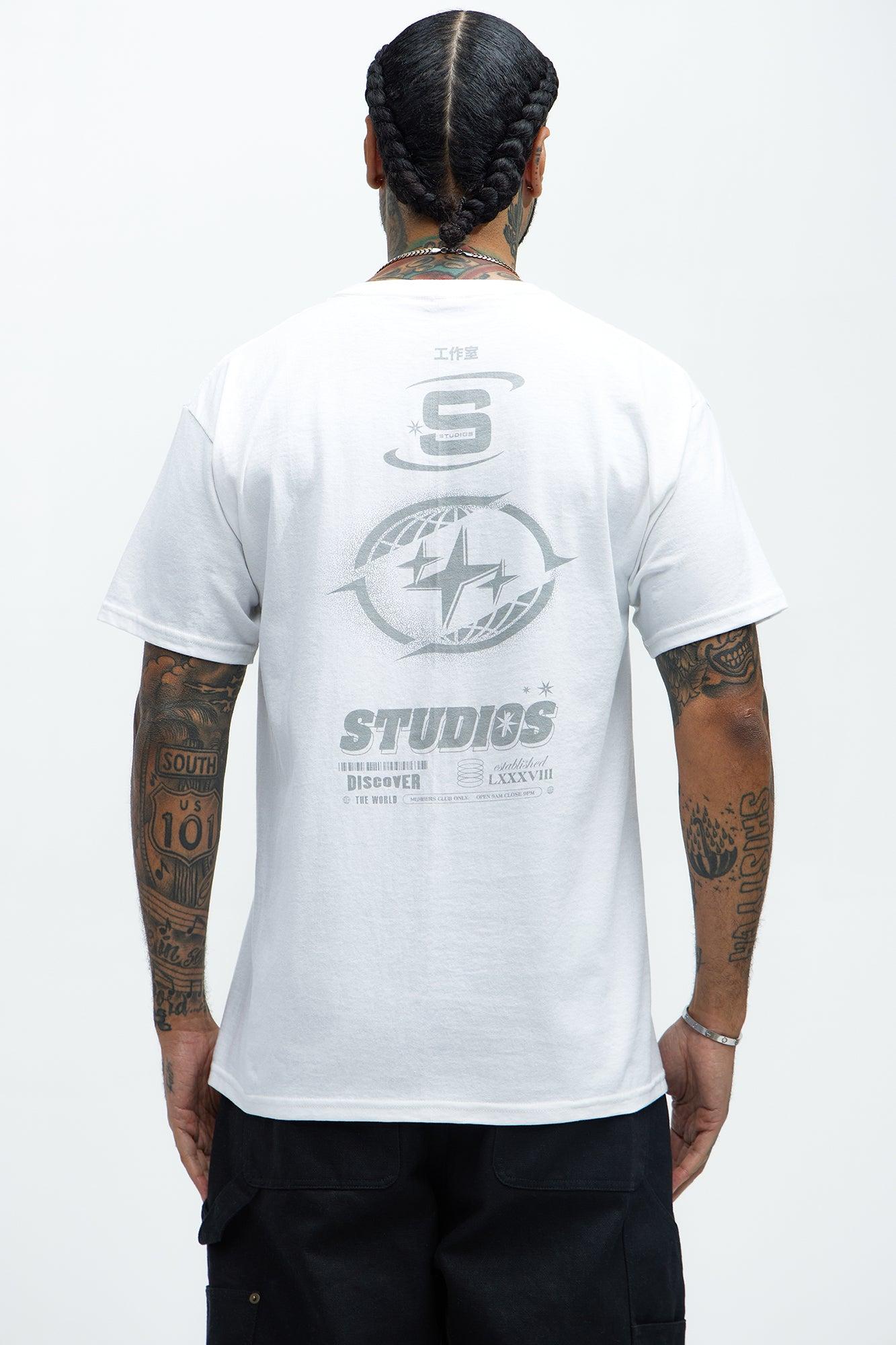 Discover The World Short Sleeve Tee - White Product Image
