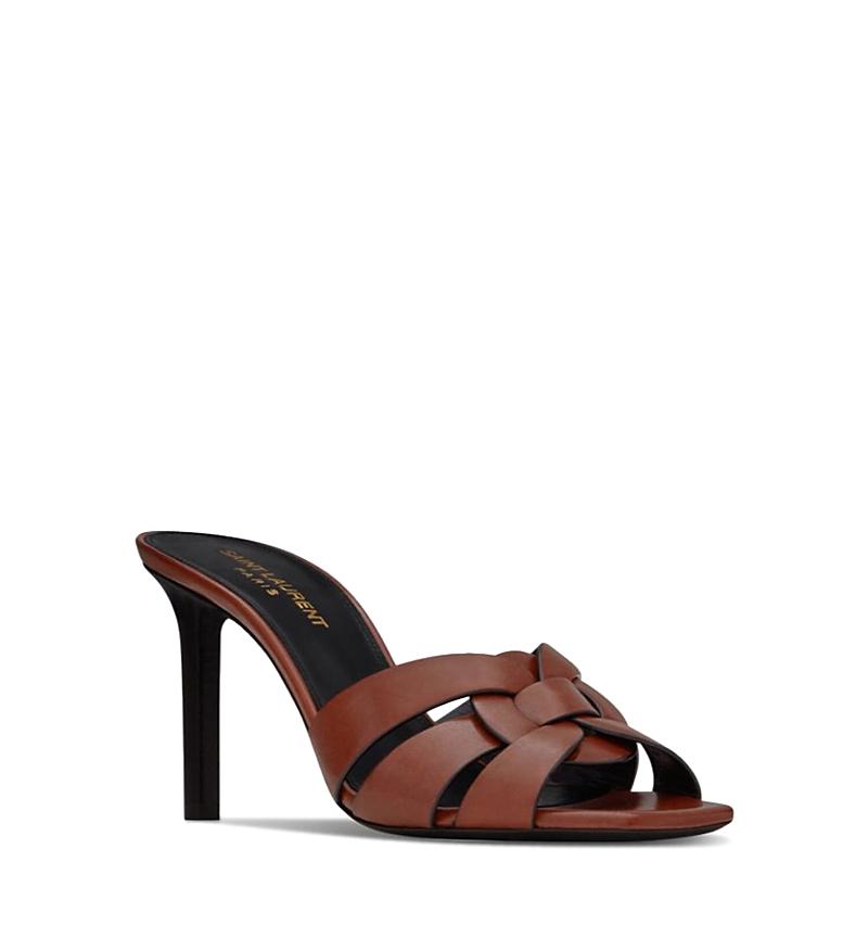 Womens Tribute Mules In Smooth Leather Product Image