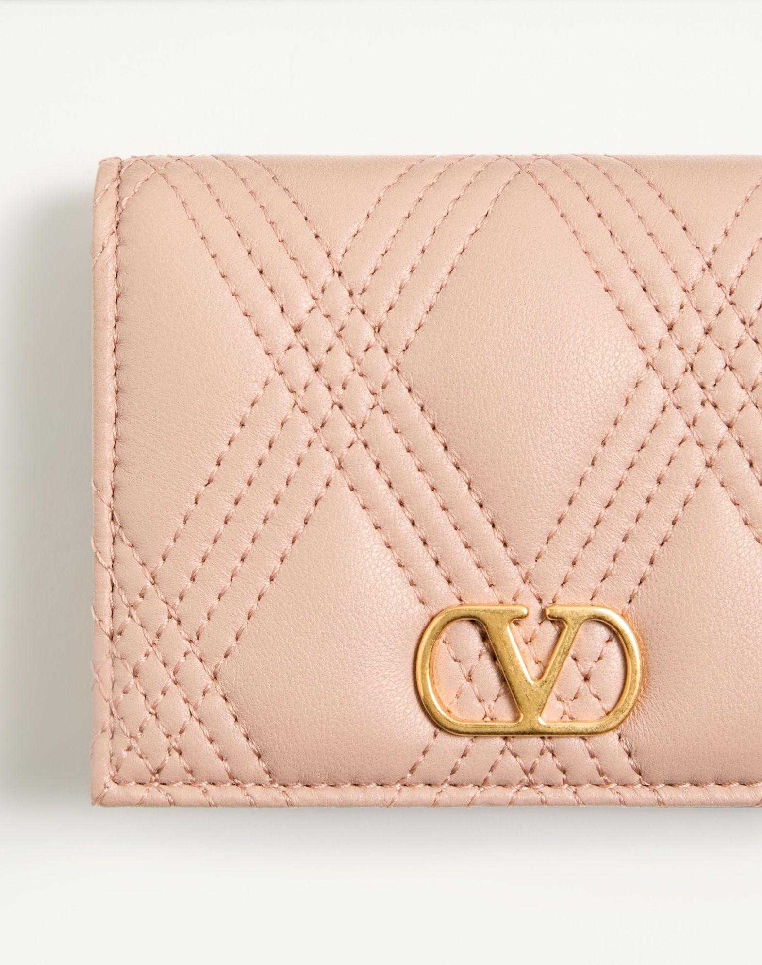 Valentino Garavani Quiltie 67 Wallet In Quilted Nappa Leather Product Image