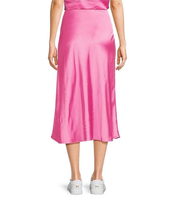 GB Satin Midi Skirt Product Image