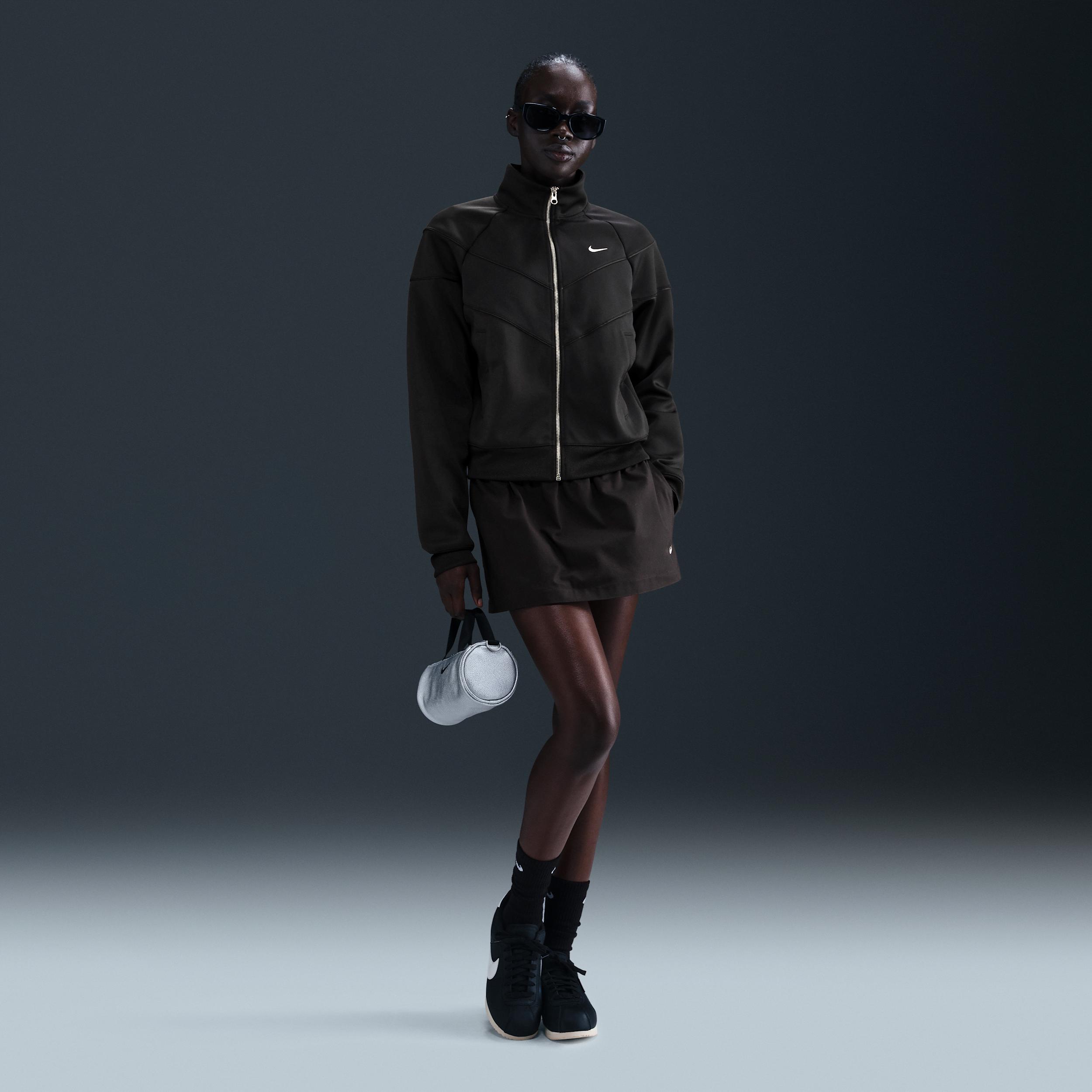 Womens Nike Sportswear Windrunner Knit Jacket | HJ0975-010 Product Image