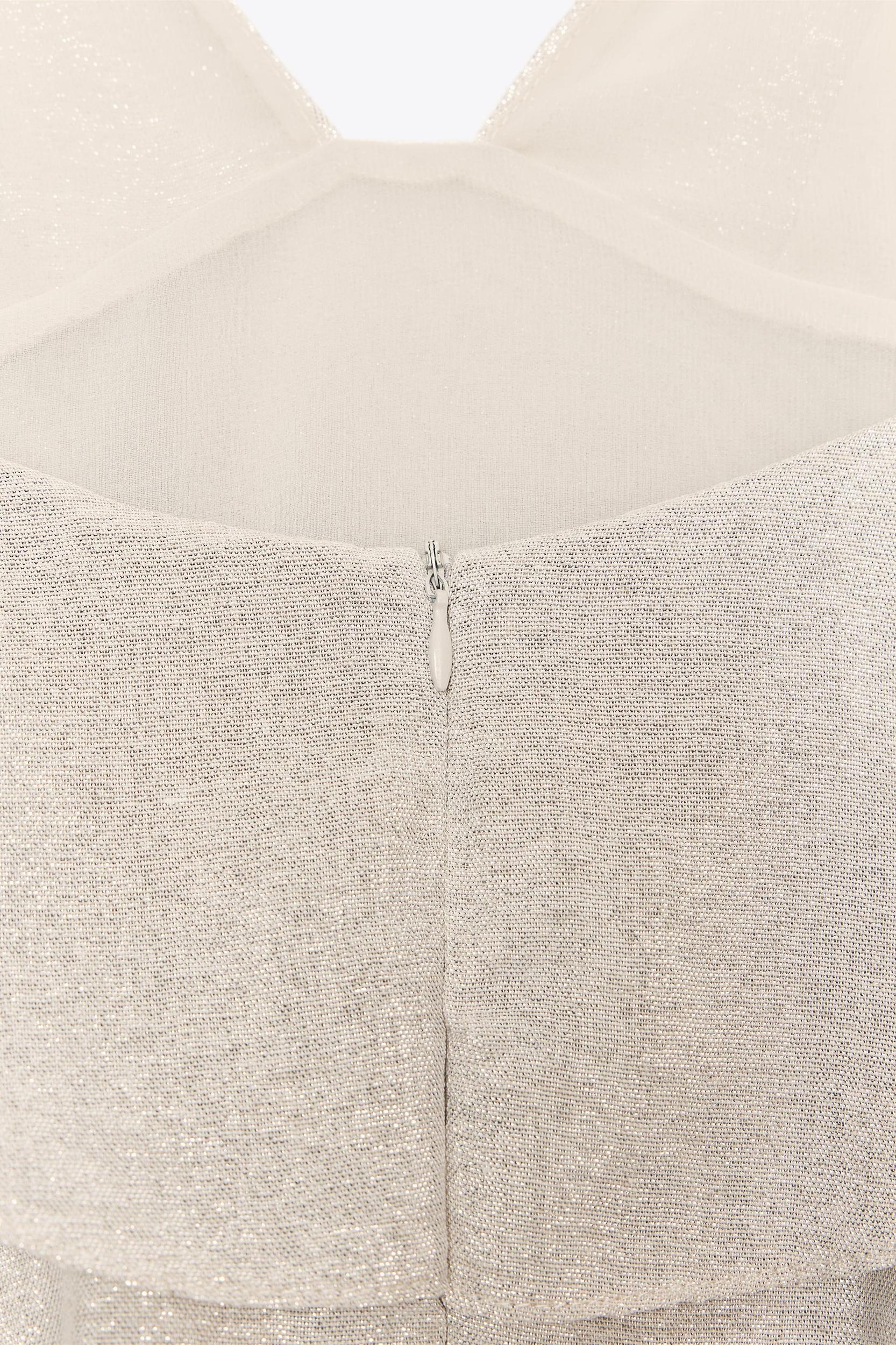 RUFFLED SHORT DRESS Product Image