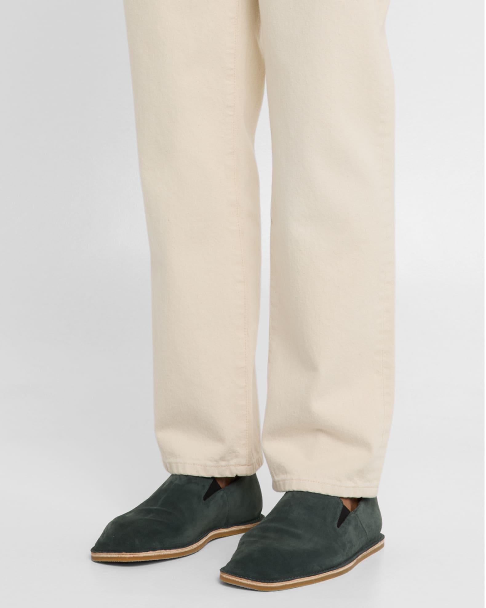 Men's Leather Slip-On Espadrilles Product Image