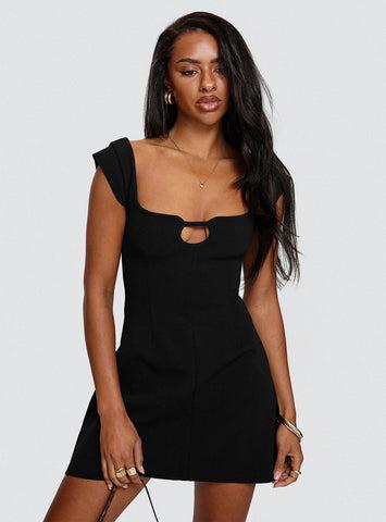 Sylvette Mini Dress Black Product Image