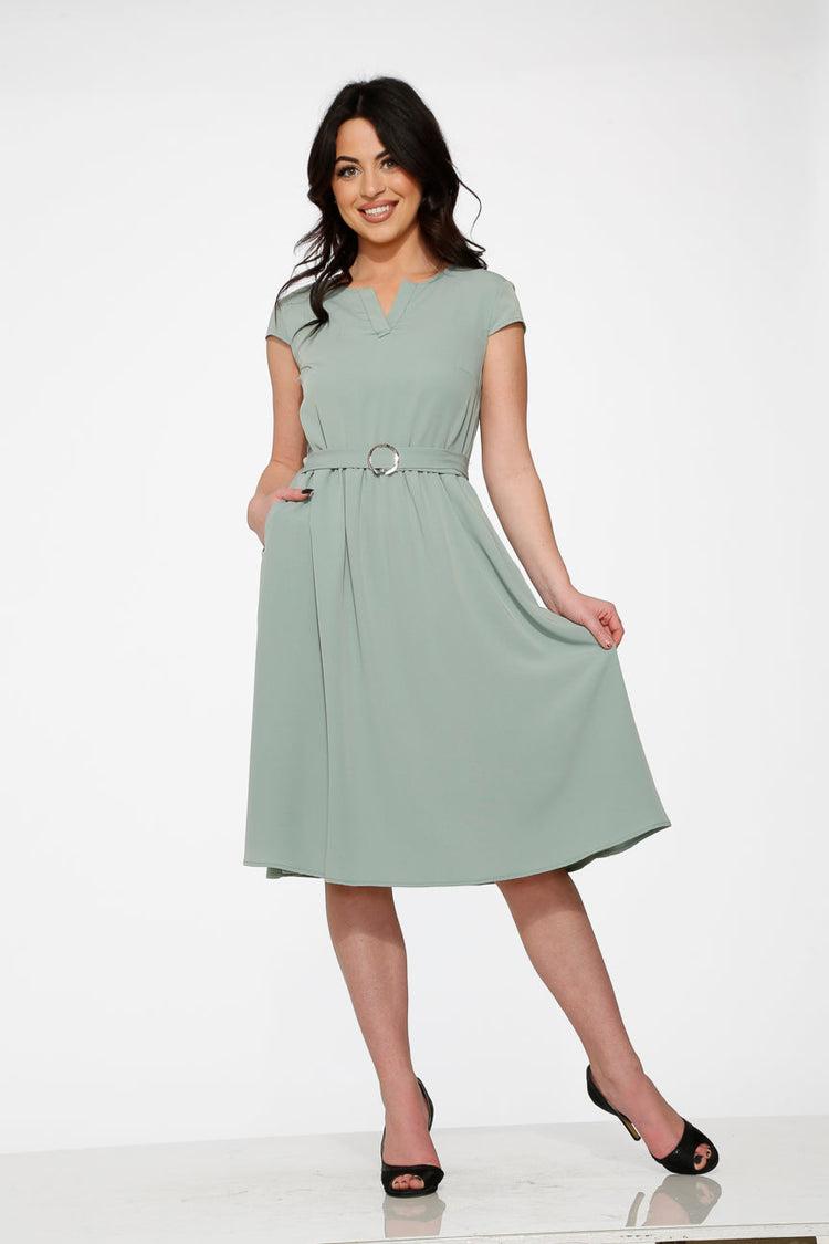 Aqua Swing Dress Product Image