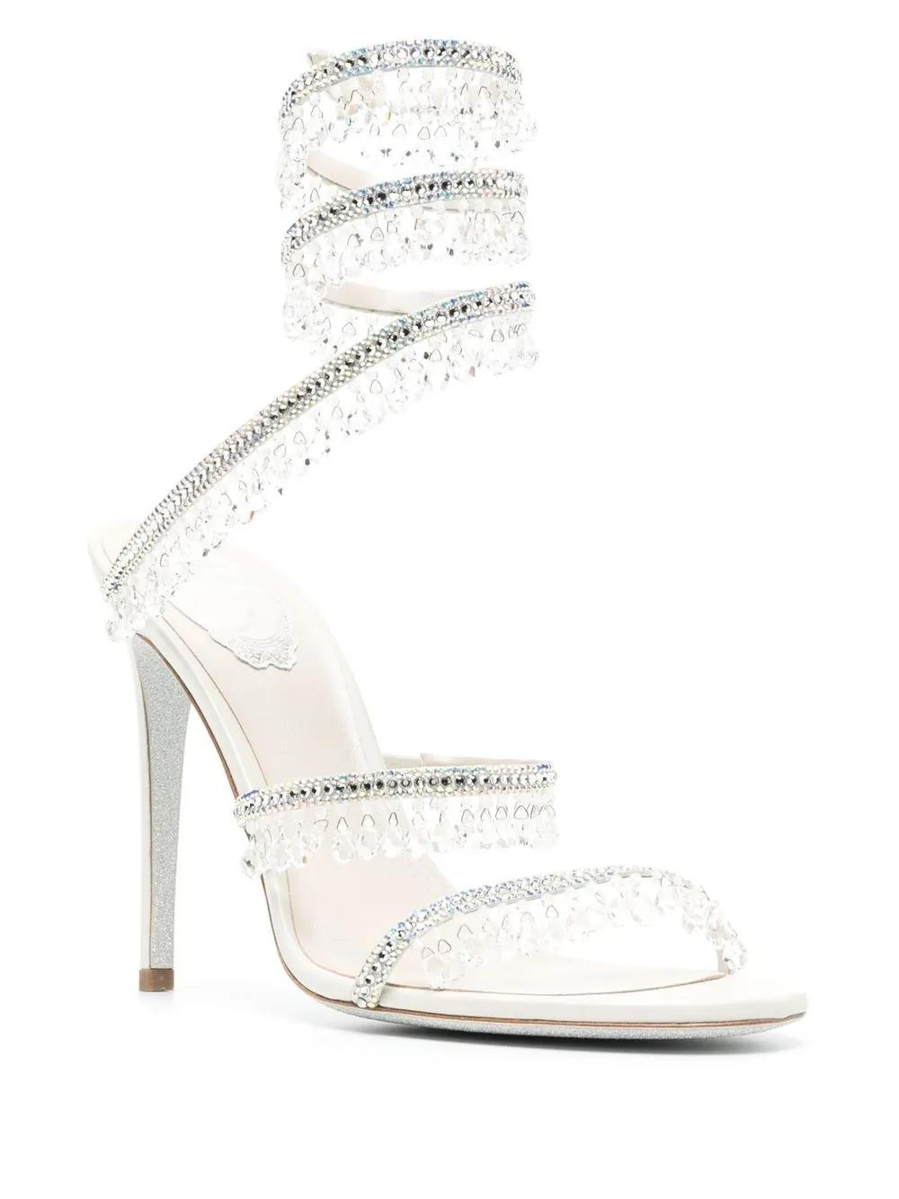 Chandelier 105mm crystal-embellished sandals Product Image