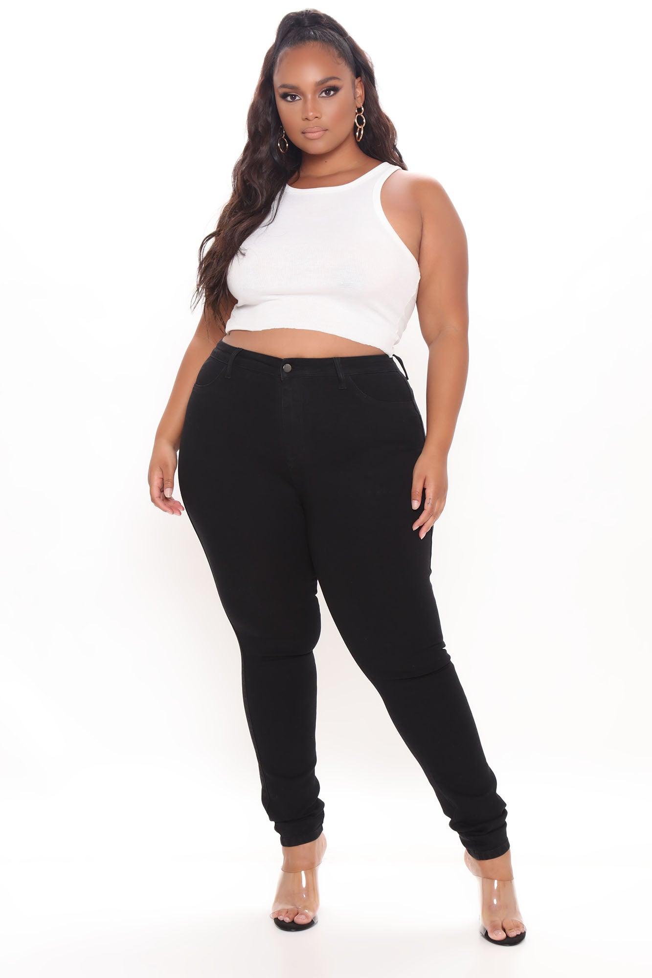 Classic Beauty Booty Lifter Skinny Jeans - Black Product Image