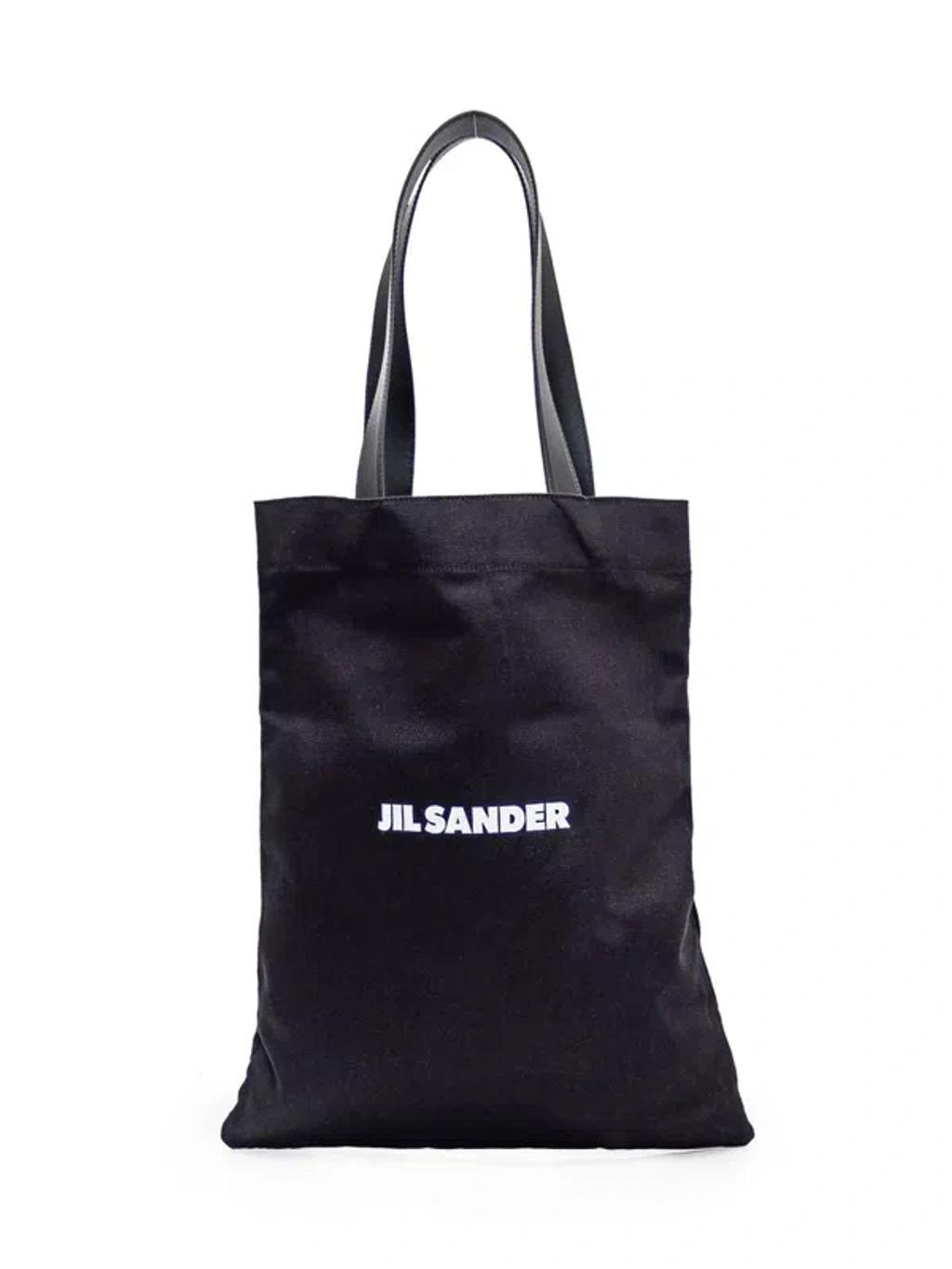 JIL SANDER Flat Tote Bag In Black Product Image