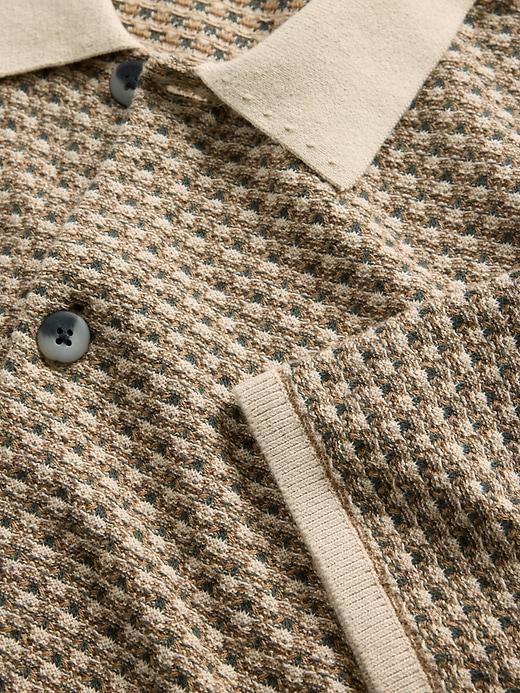 Crochet Sweater Shirt Product Image