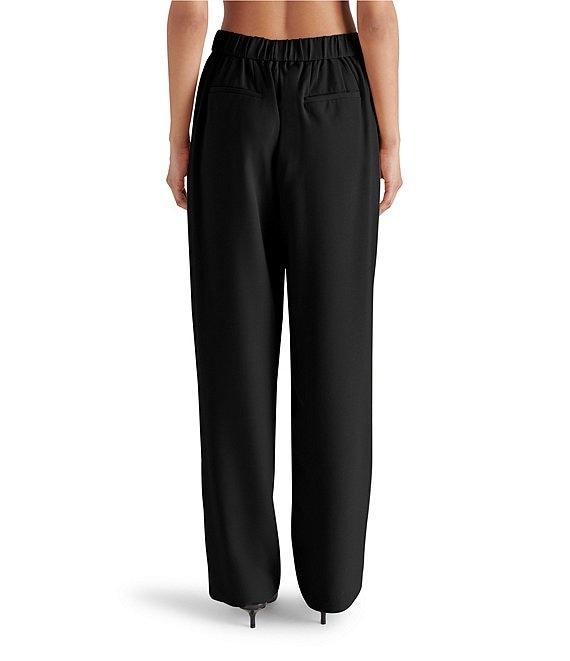 Steve Madden Naeve Pleated Straight Leg Pants Product Image