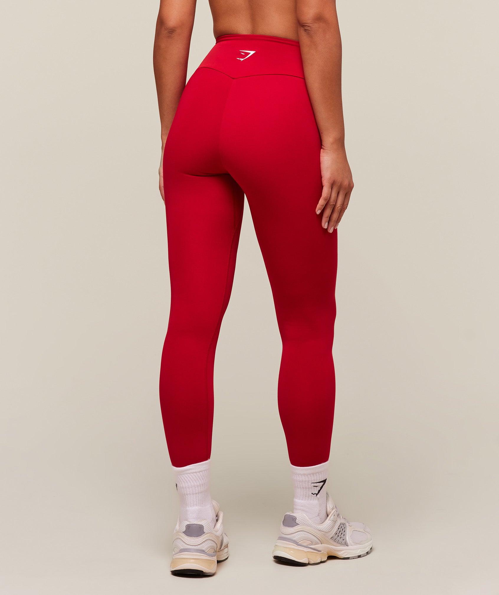 Gymshark Training Leggings - Carmine Red Female Product Image