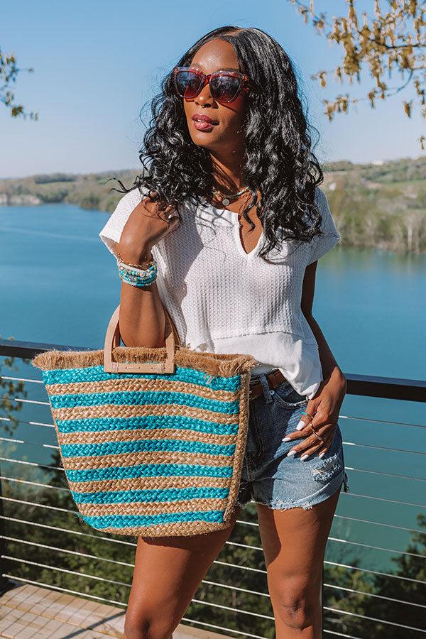 Comfort Show Waffle Knit Top Product Image