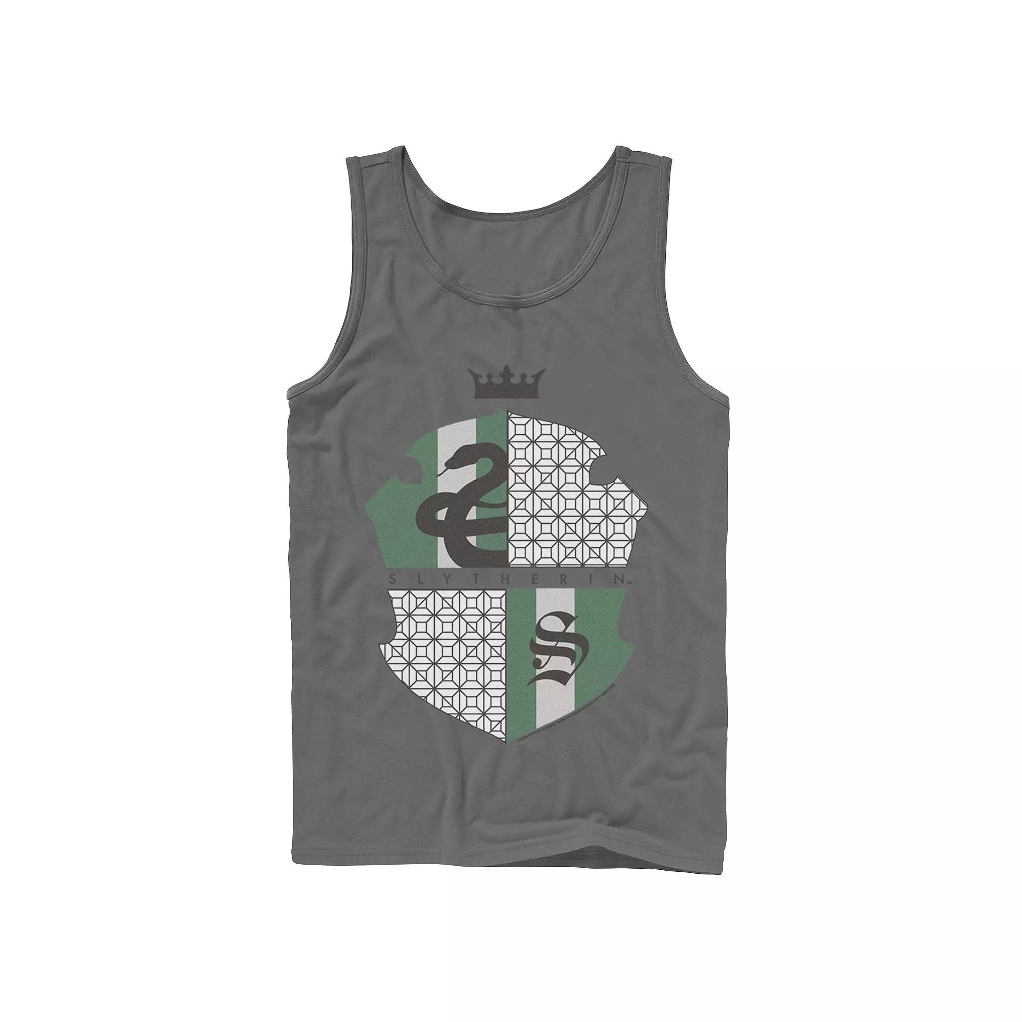 Men’s Harry Potter Deathly Hallows 2 Slytherin Shield Tank Top, Men's,  Product Image