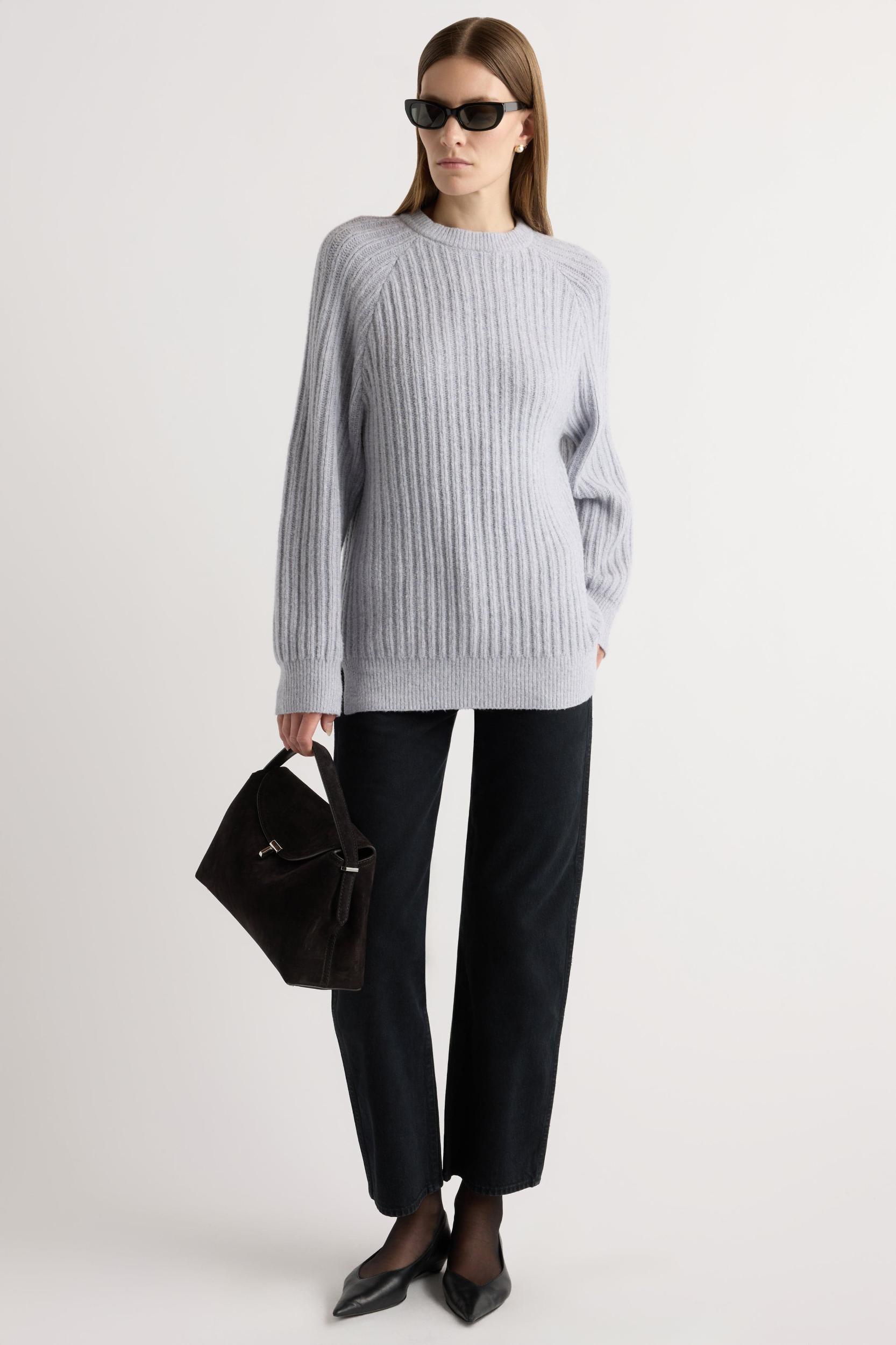 Roylene Ribbed Boyfriend Sweater Product Image