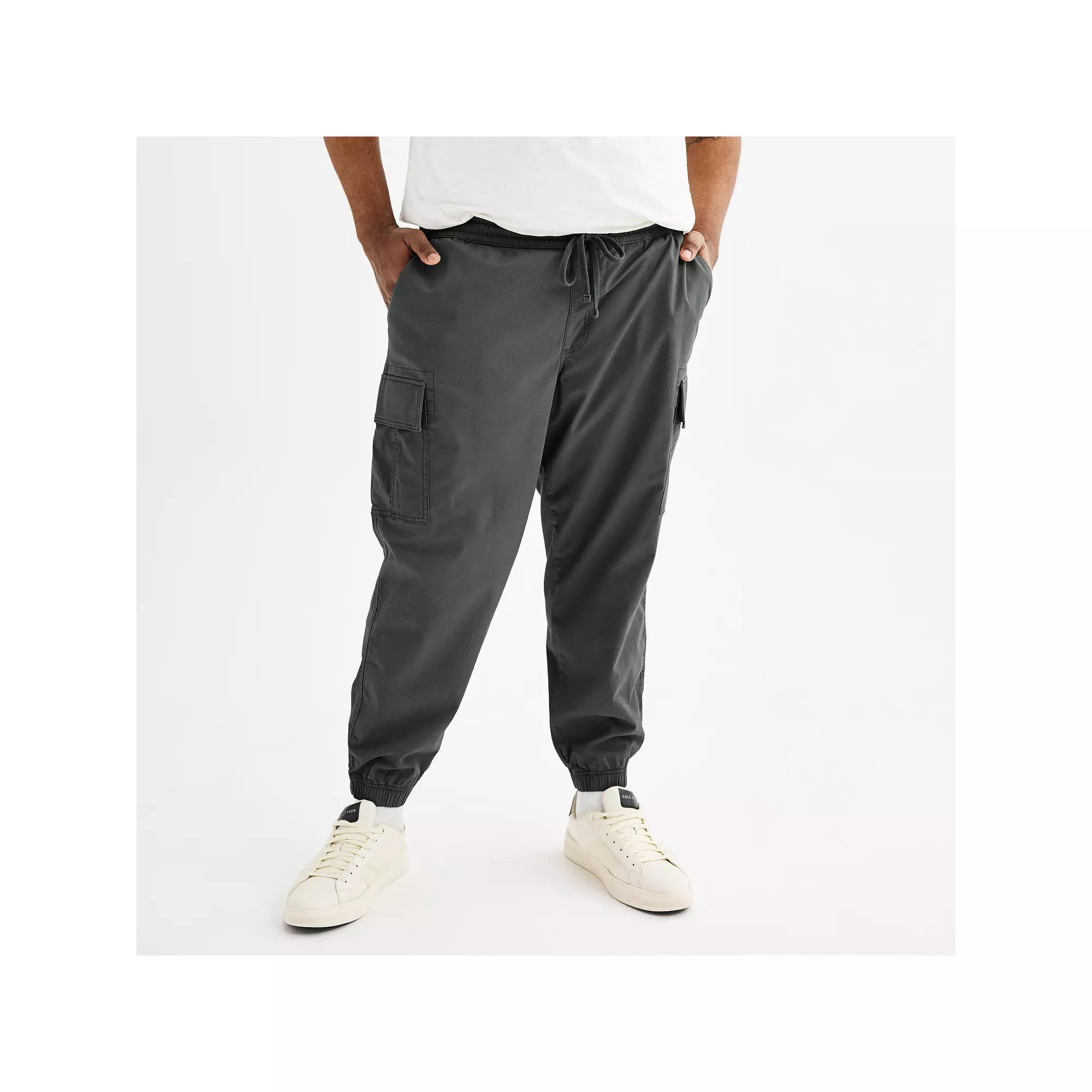 Big & Tall Sonoma Goods For Life® Pull-On Cargo Jogger Pants, Men's,  Product Image