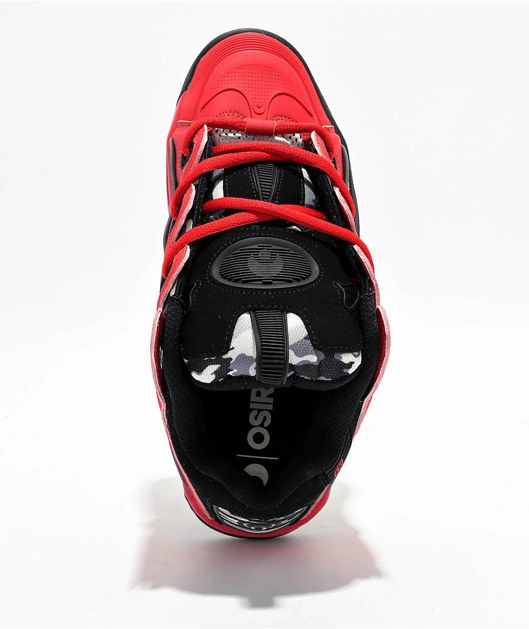 Osiris D3 2001 Red, Grey & Black Skate Shoes Product Image