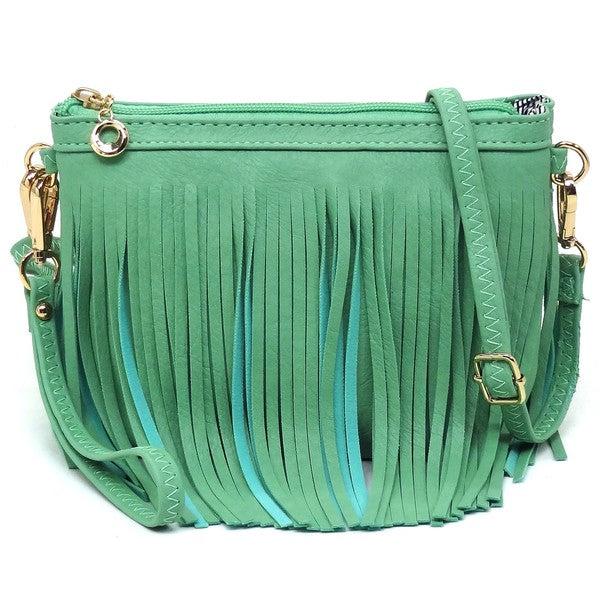 Western Fringe Clutch Cross Body Bag Product Image