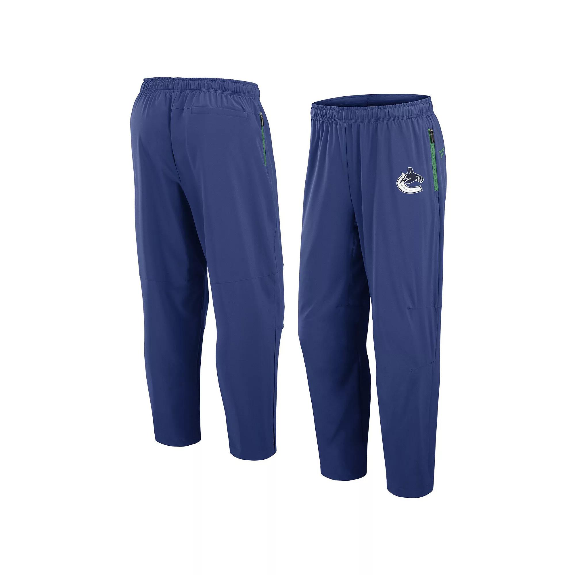 Men's Fanatics Blue Vancouver Canucks Rink Pants,  Product Image