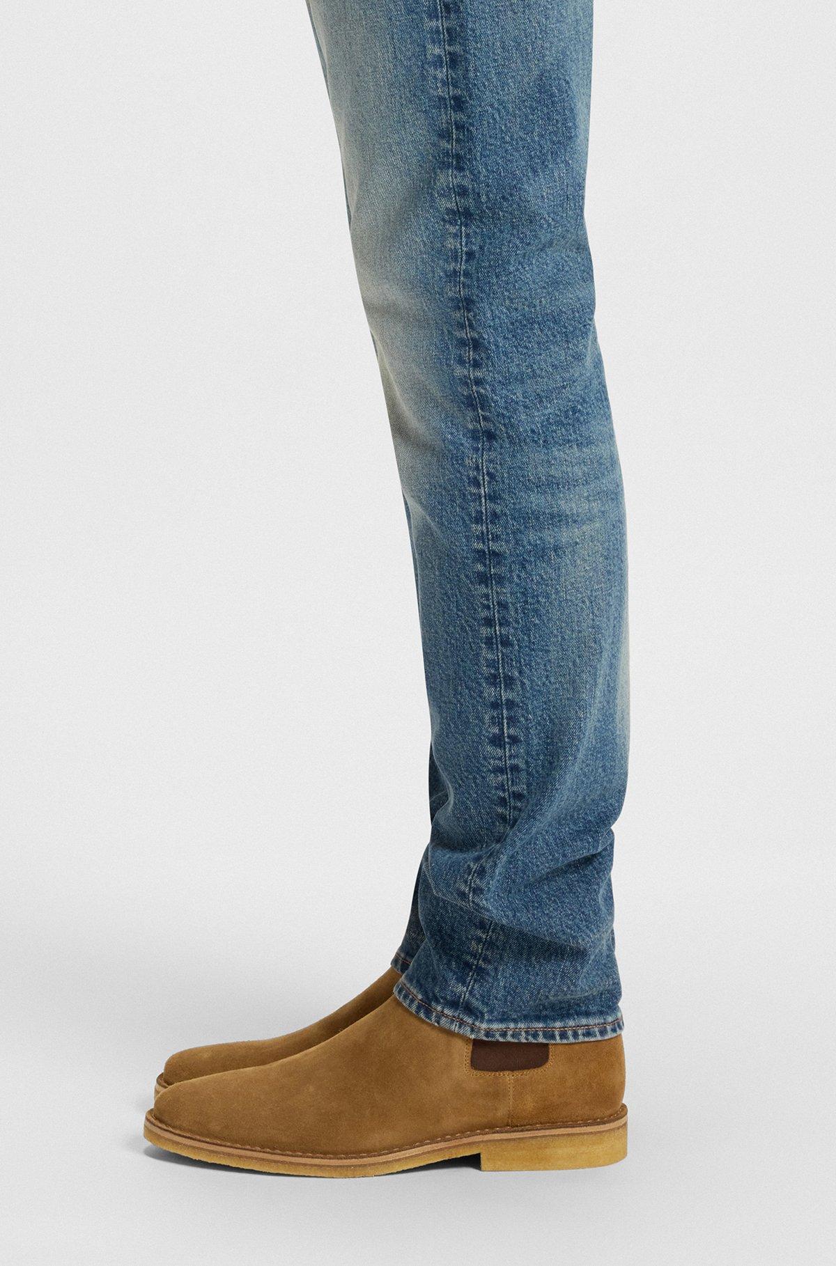 BOSS - BECKHAM x BOSS Chelsea boots in suede - Beige Product Image