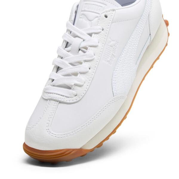 PUMA Easy Rider Leather Women's Sneakers in White/Frosted Ivory Product Image