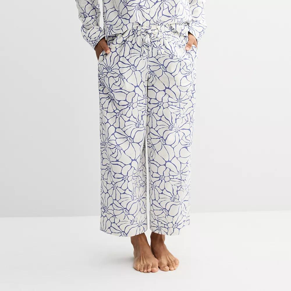 Women's Sonoma Goods For Life® Woven Sleep Pants, Size: Large, Fun Floral Product Image