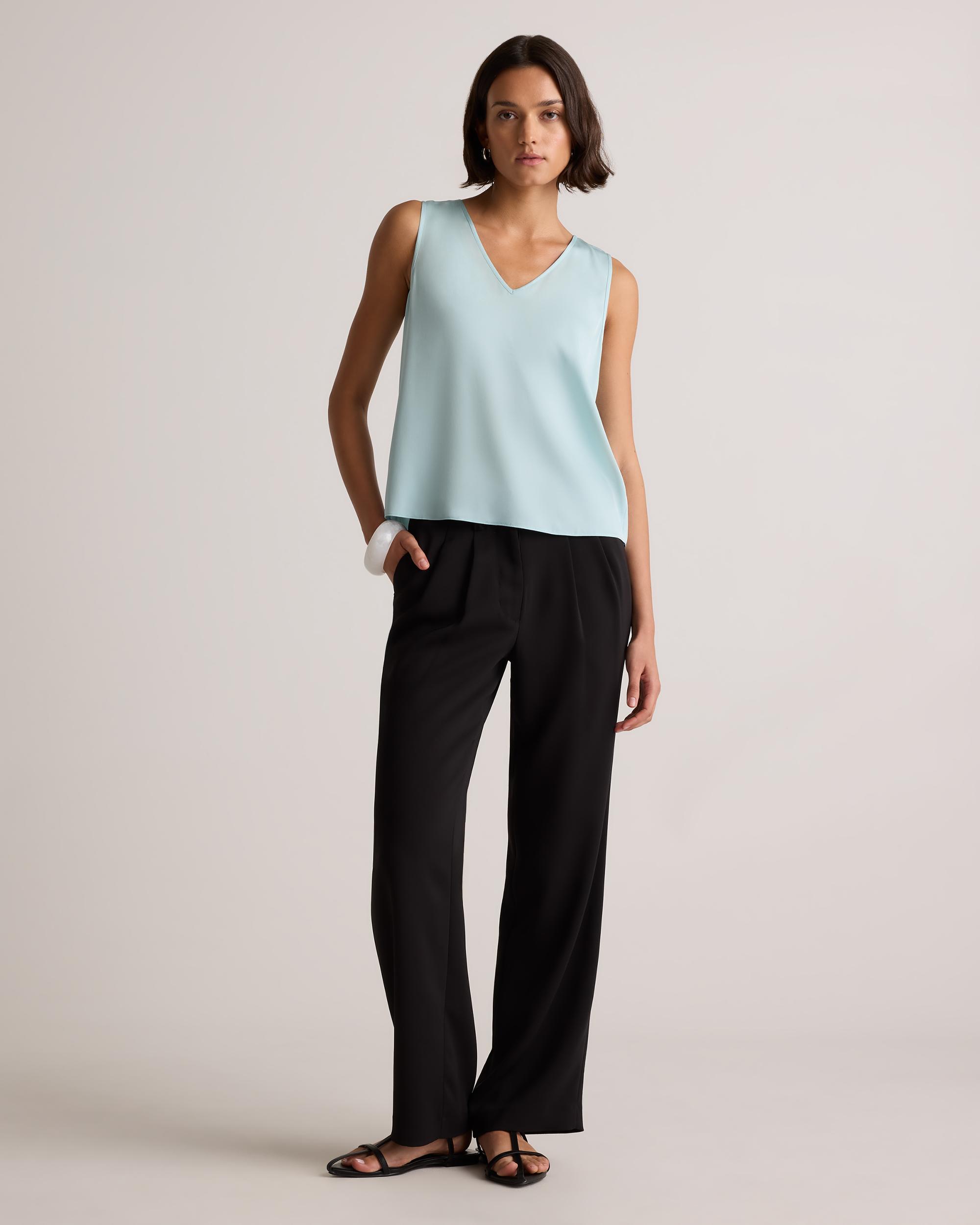 Quince | Women's Washable Stretch Silk Tank Top Product Image