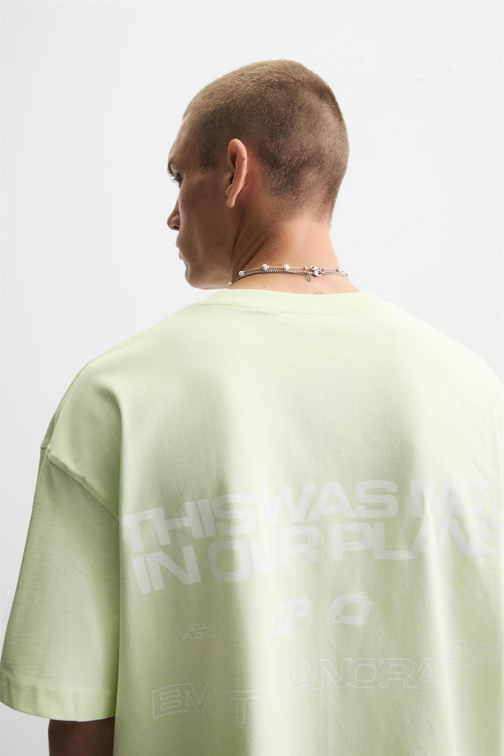 PRINTED TEXT T-SHIRT Product Image
