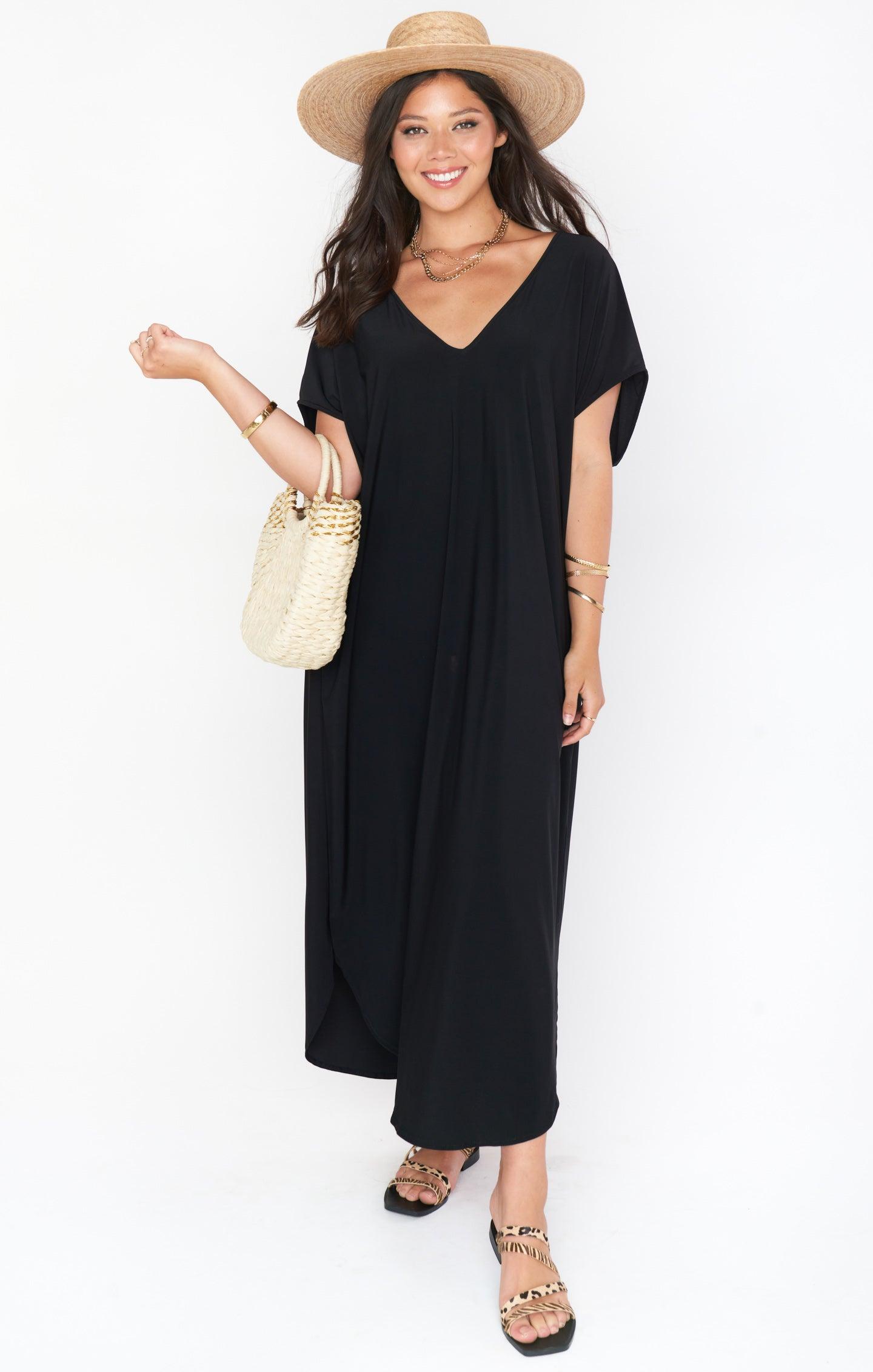 Worldly Caftan ~ Black Product Image