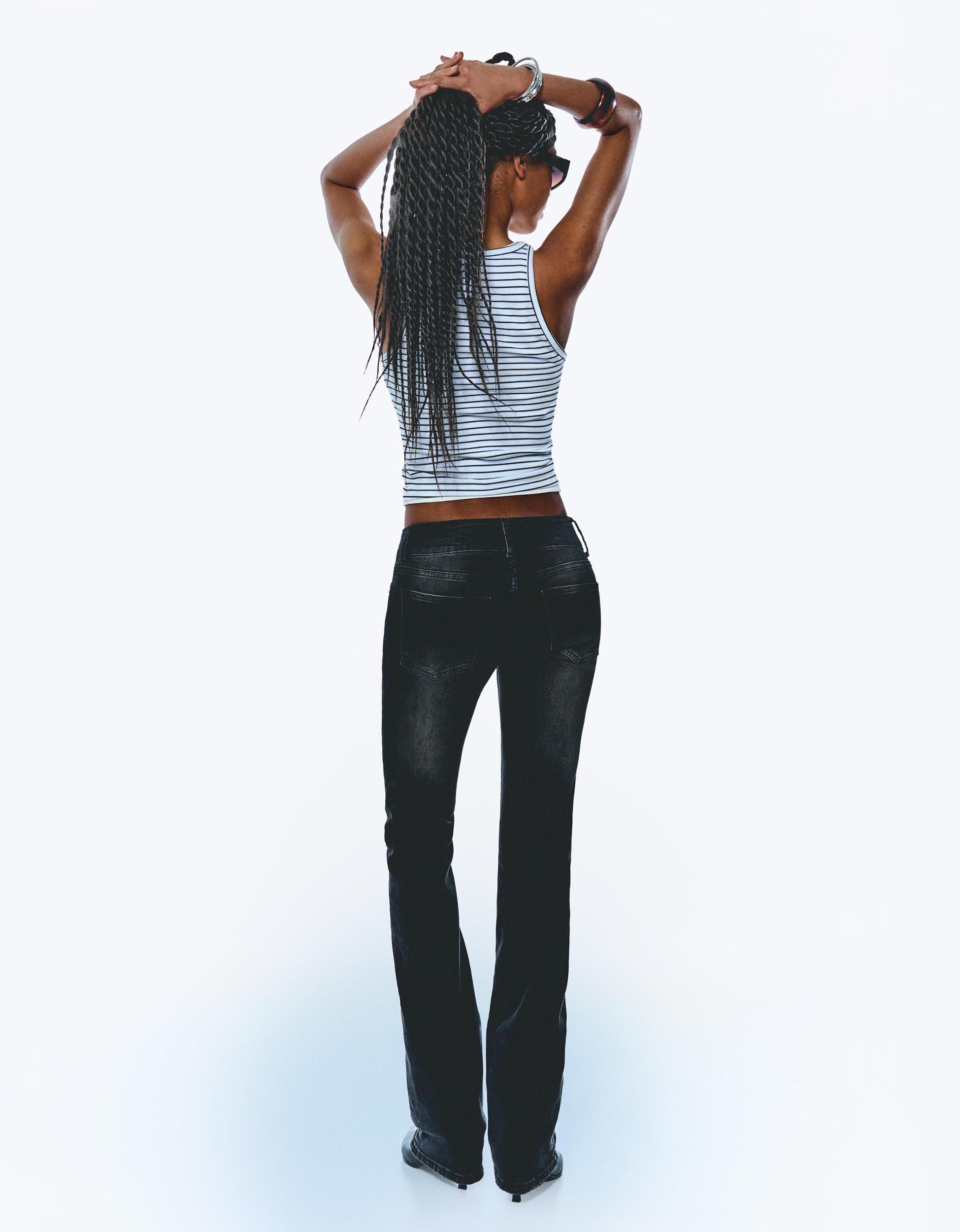 Low-rise bootcut jeans Product Image