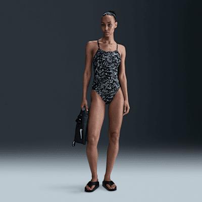 Nike Womens Swim HydraStrong Racerback One-Piece | NESSF026-001 Product Image