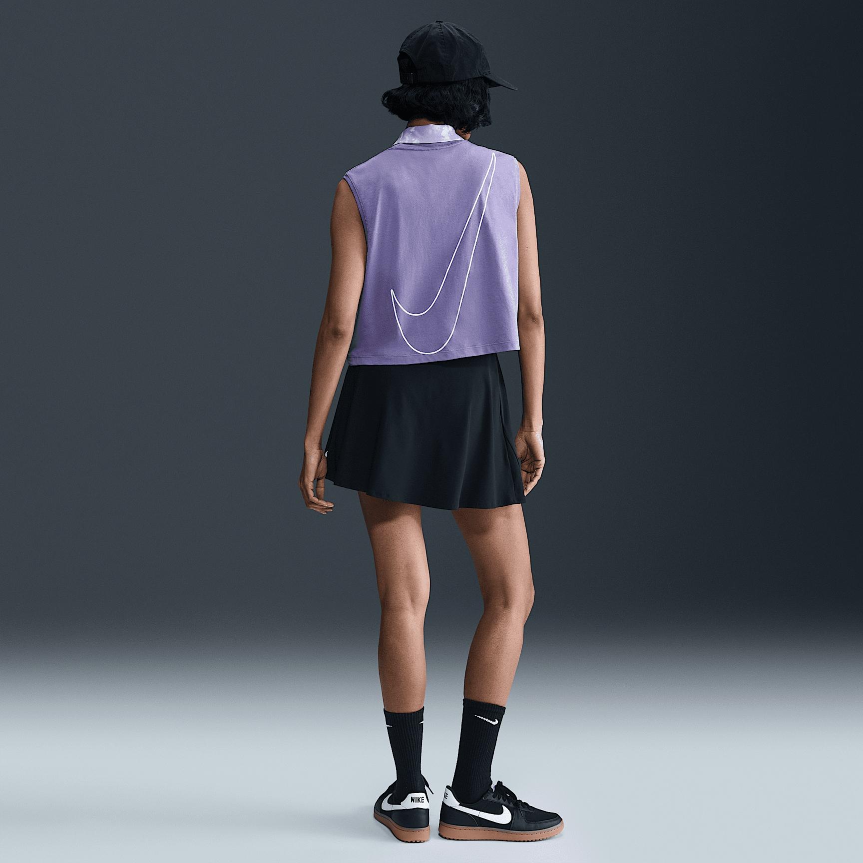 Womens Nike Sportswear Club Sleeveless Cropped Graphic T-Shirt | HF9531-527 Product Image