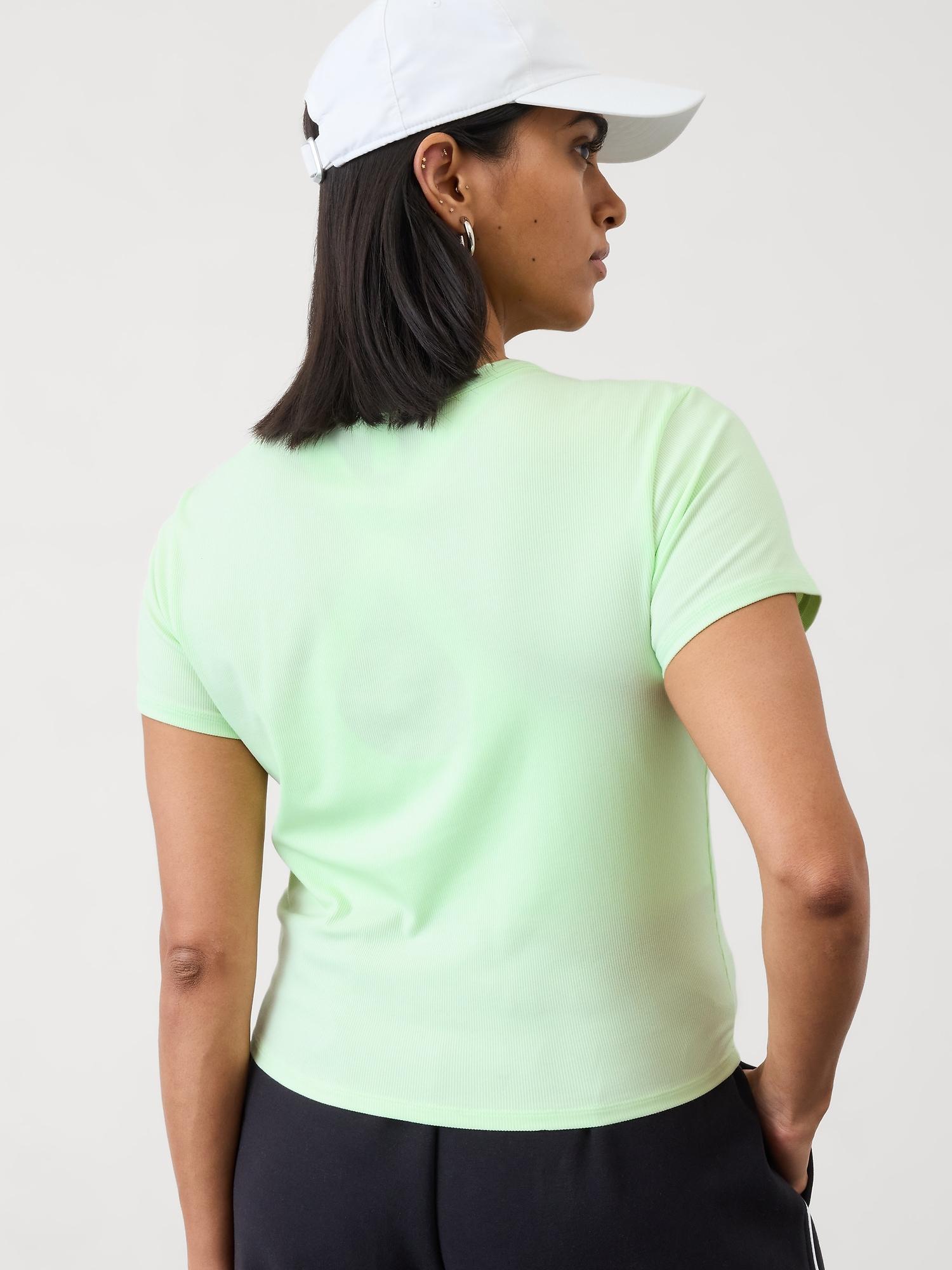 Signature Rib Crop Tee Product Image