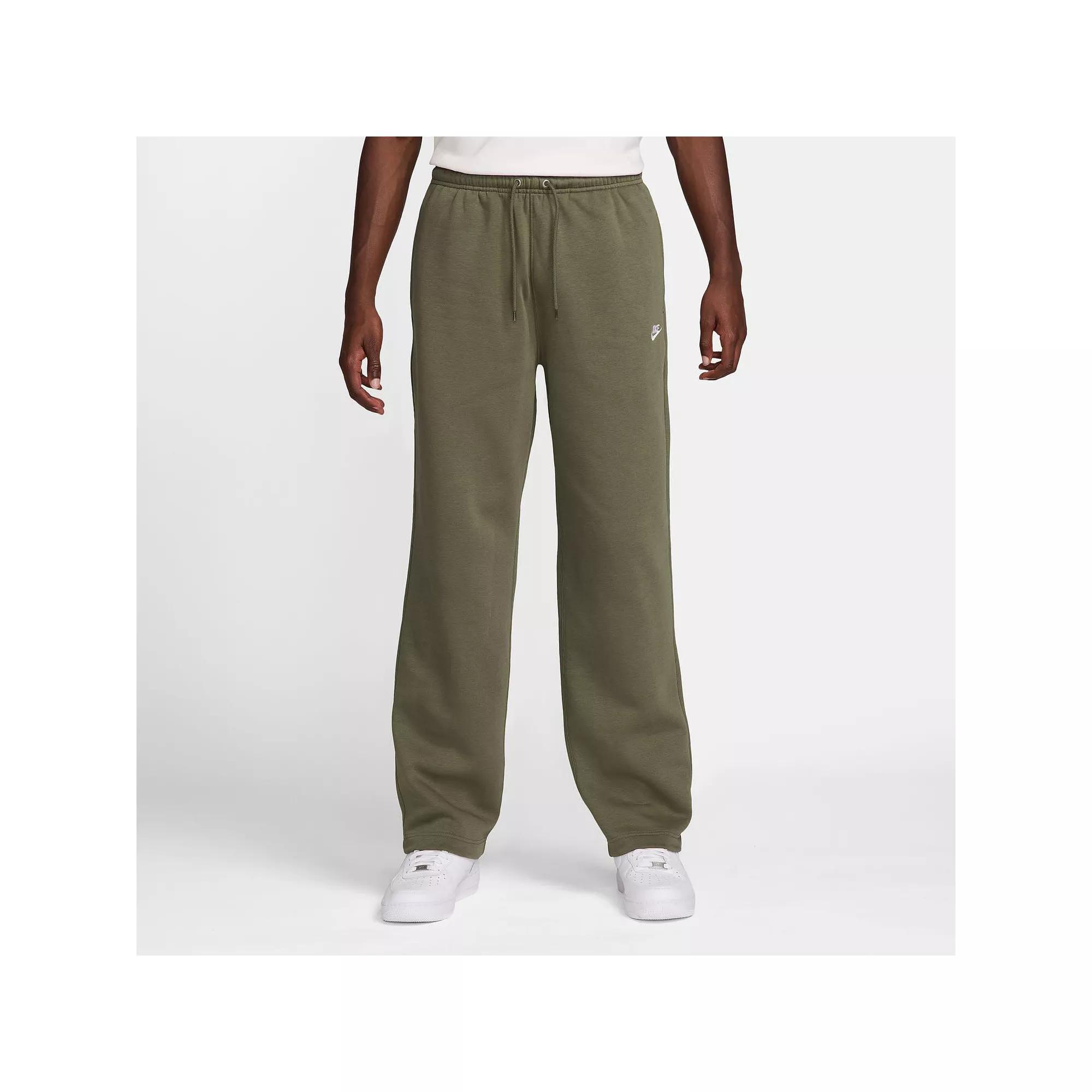 Nike Mens Club Open-Hem Fleece Pants | FN3730-451 Product Image