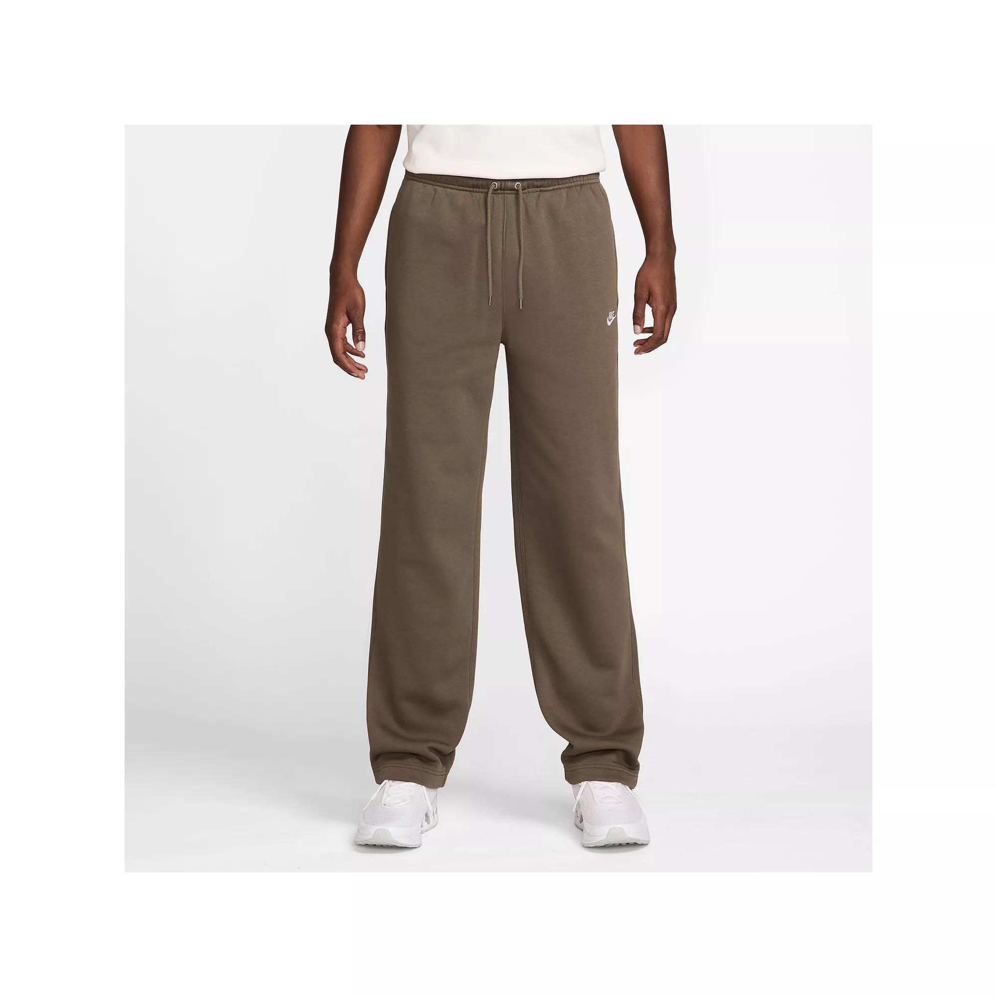Nike Mens Club Open-Hem Fleece Pants | FN3730-451 Product Image