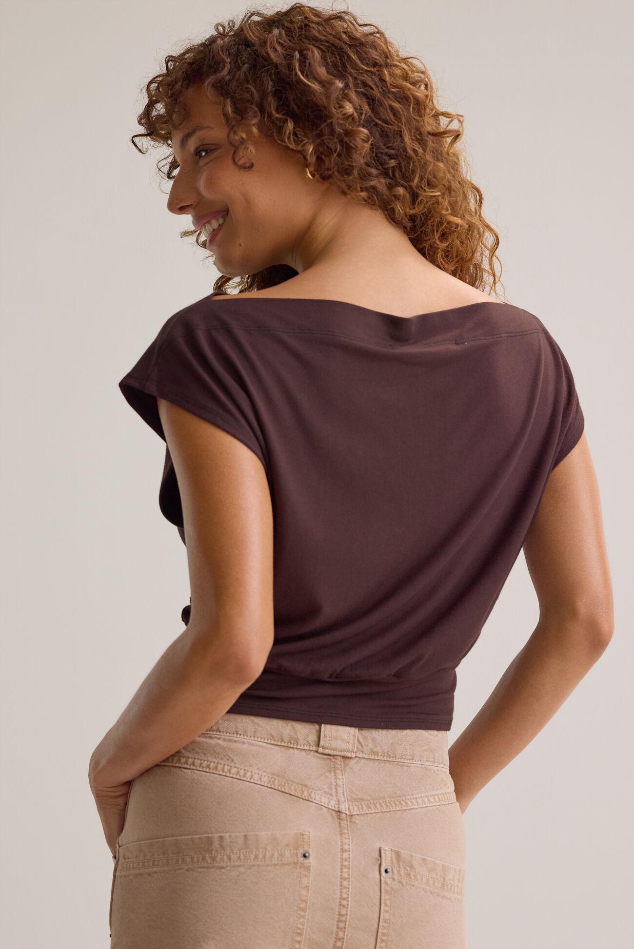 Senna Asymmetrical Neck Top Product Image