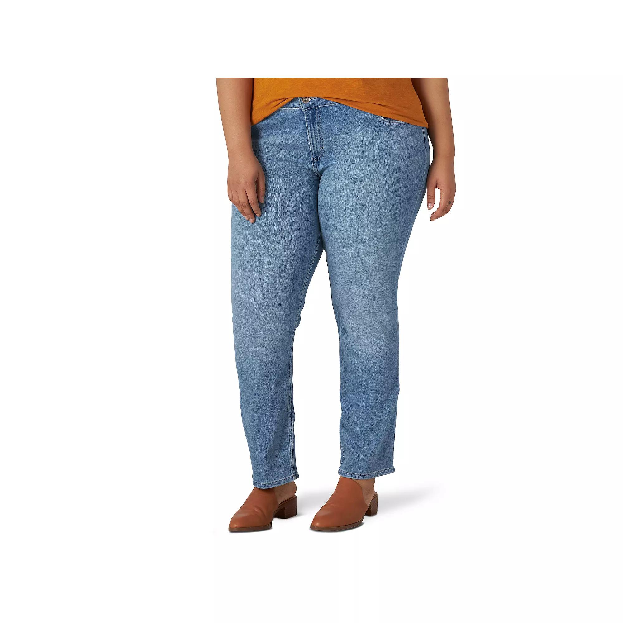 Plus Size Lee Legendary Straight Leg Jeans, Womens Product Image