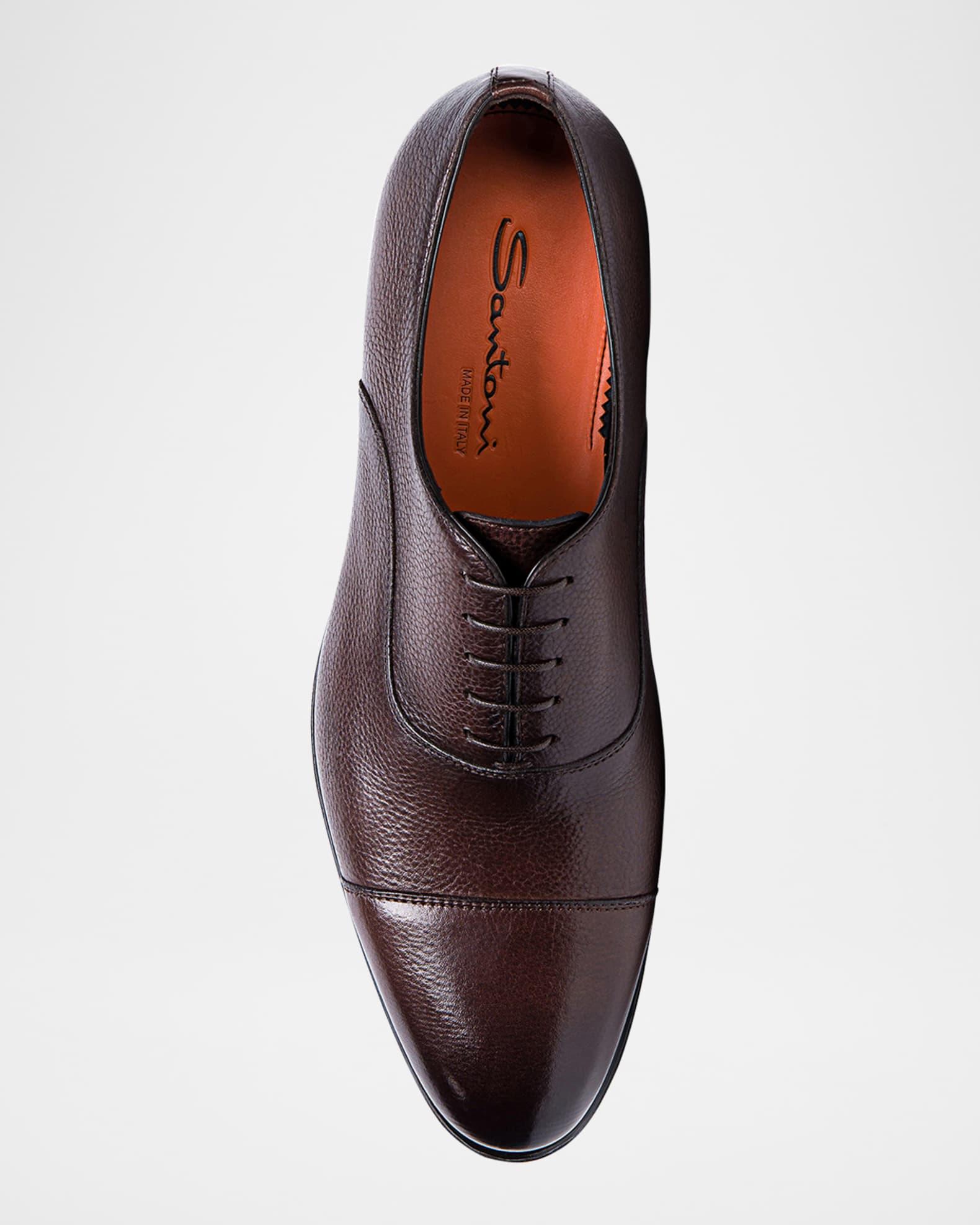 Men's Darian Grained Leather Oxfords Product Image