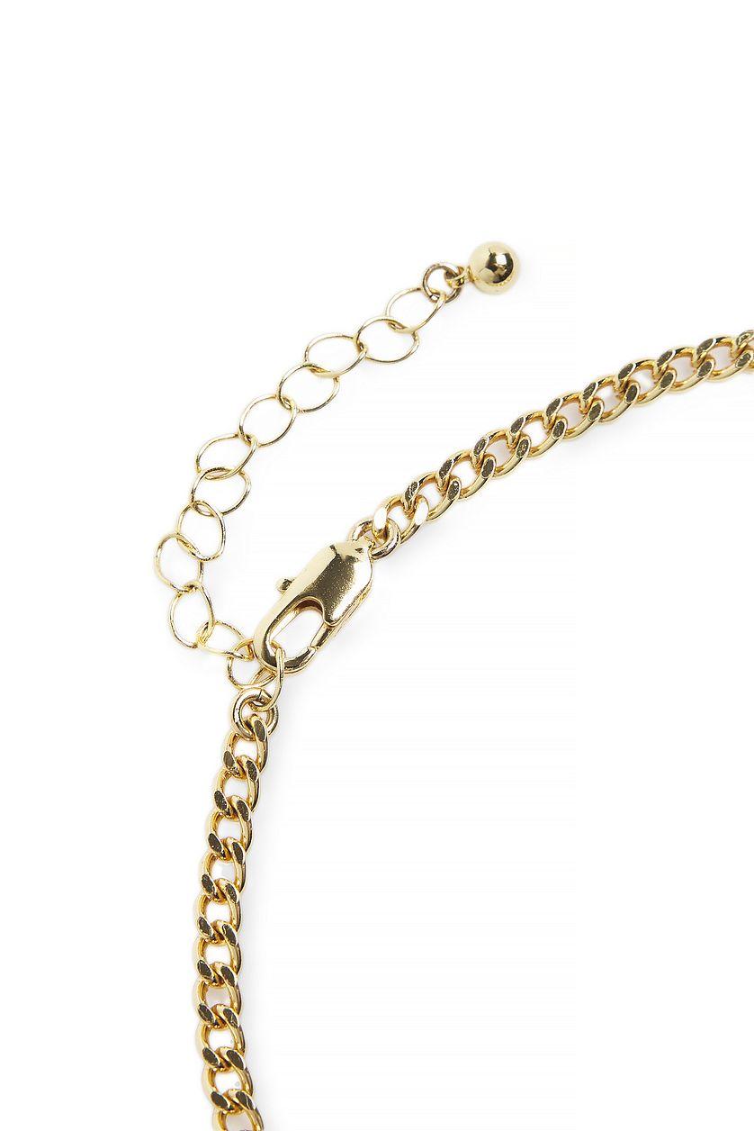 Gold Plated Pearl Detailed Necklace Product Image