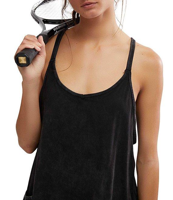 FP Movement Hot Shot V-Neck Sleeveless Patch Pocket Mini Dress Product Image