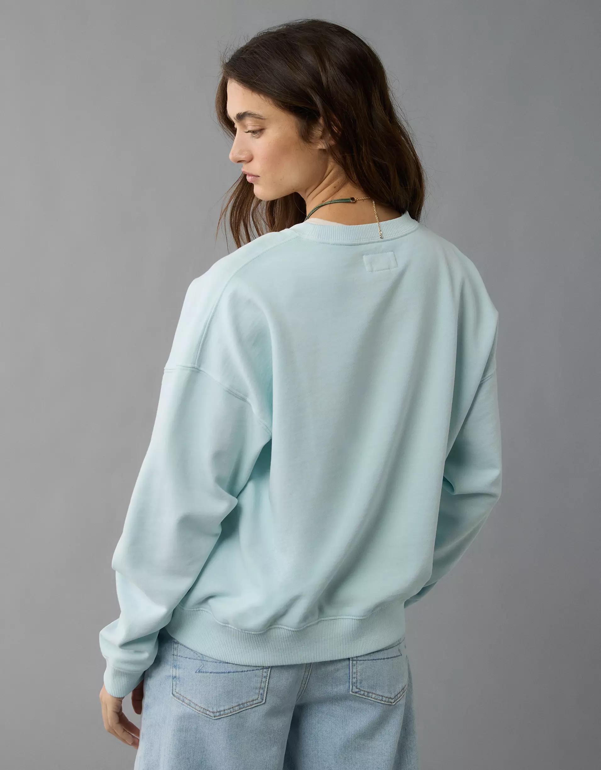 AE Relaxed Fit Destination Graphic Sweatshirt Product Image