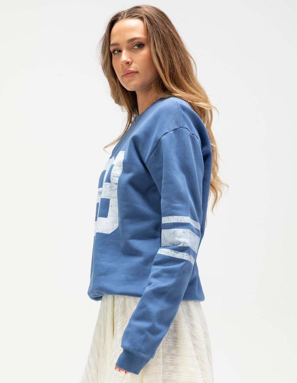 RSQ Womens 89 Crewneck Sweatshirt - NAVY Product Image