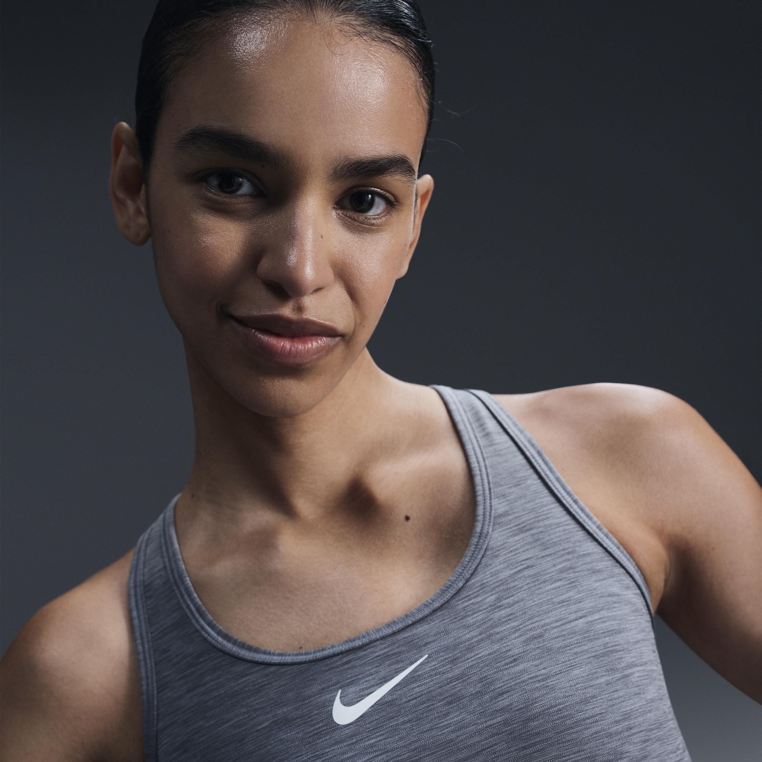 Nike Womens Swoosh Medium Support Padded Sports Bra | DX6821-086 Product Image