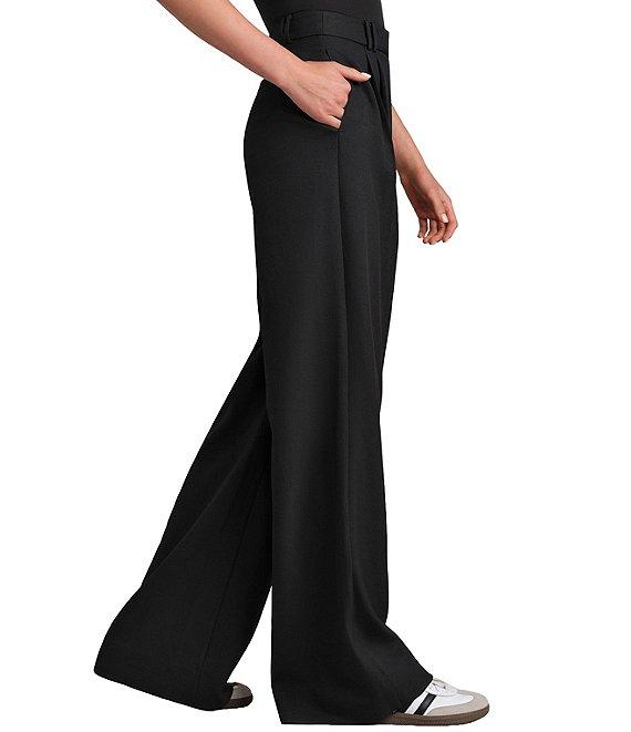 RHONE Horizon High Rise Wide Leg Trouser Pants Product Image