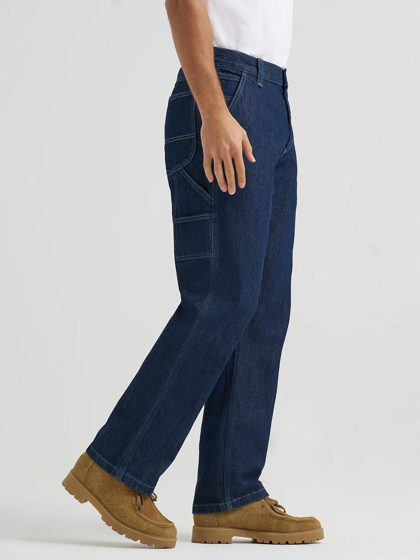 Men's 100% Cotton High Rise Loose Straight Carpenter Jean | Men's Jeans | Lee® Product Image