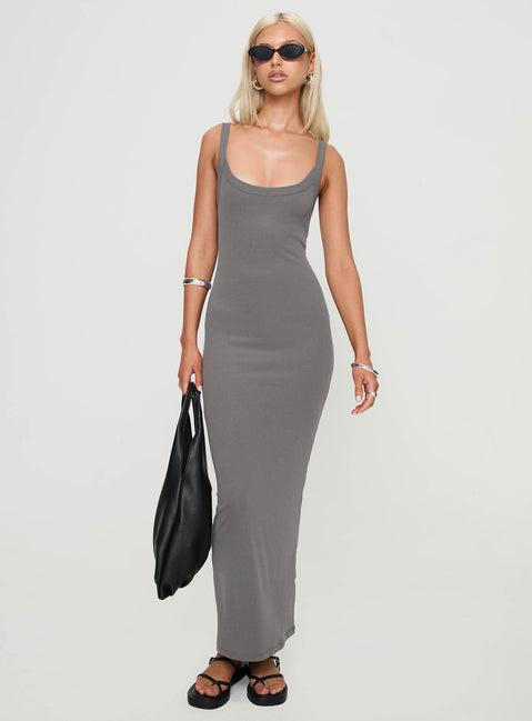 Montwood Maxi Dress Charcoal Product Image