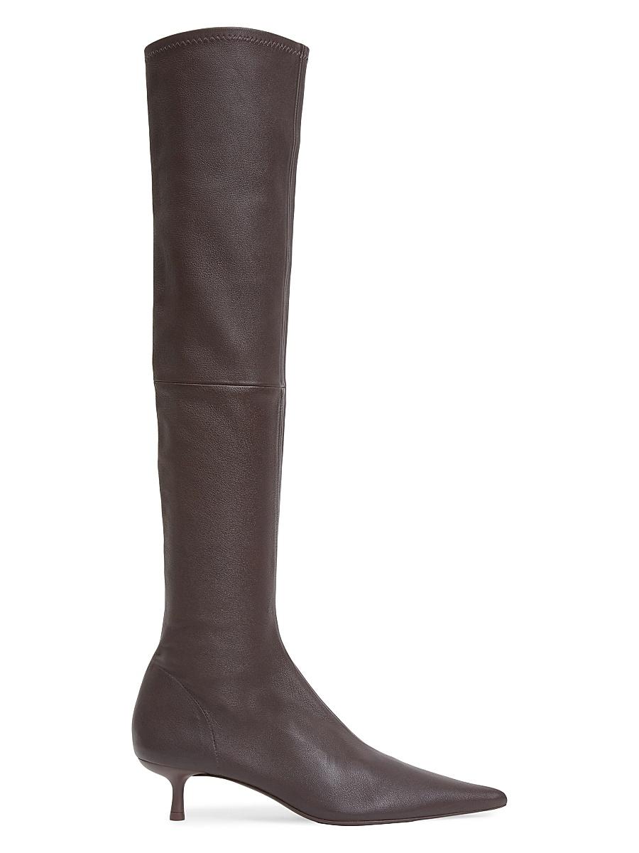 Womens Joni 45MM Stretch-Leather Knee-High Boots Product Image